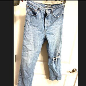 Levis premium ribcage straight size 30